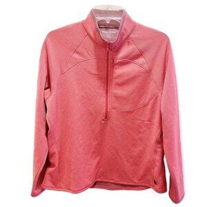 Woolrich Pomegranate Red 1/2 Zip Pullover Large